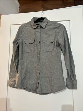 Woolrich Women’s Small Snap Grey Shirt